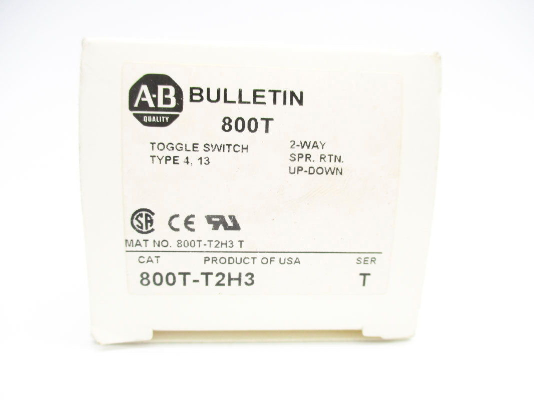ALLEN BRADLEY 800T-T2H3 SER. T (WH) NSMP