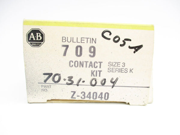 ALLEN BRADLEY Z-34040 SER. K (BK/YL) NSMP
