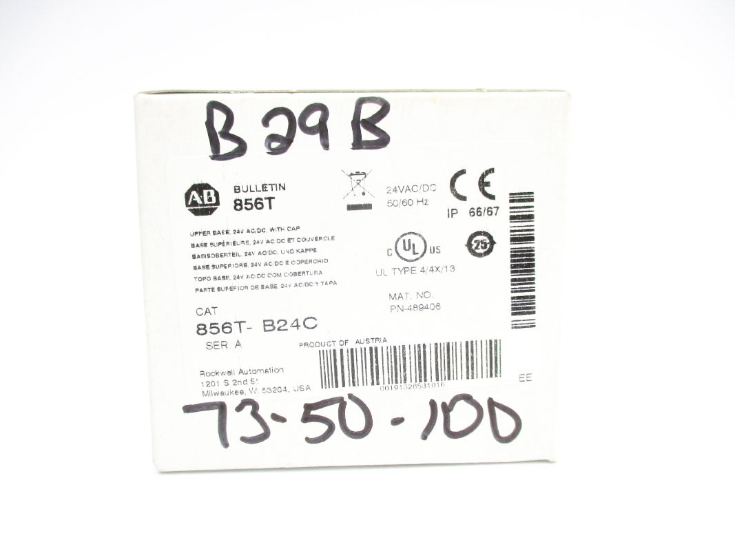 ALLEN BRADLEY 856T-B24C SER. A (WH) NSMP