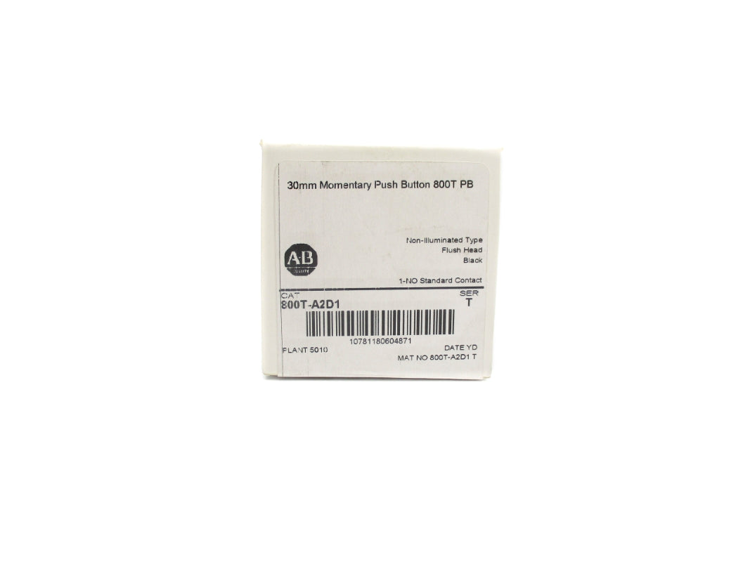 ALLEN BRADLEY 800T-A2D1 SER. T (WH) NSFS