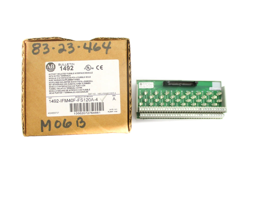 ALLEN BRADLEY 1492-IFM40F-FS120A-4 SER. A 85-132VAC/DC NSMP