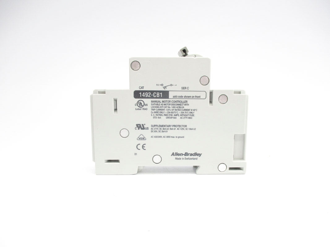 ALLEN BRADLEY 1492-CB1H050 SER. C 277VAC 5A NSMP