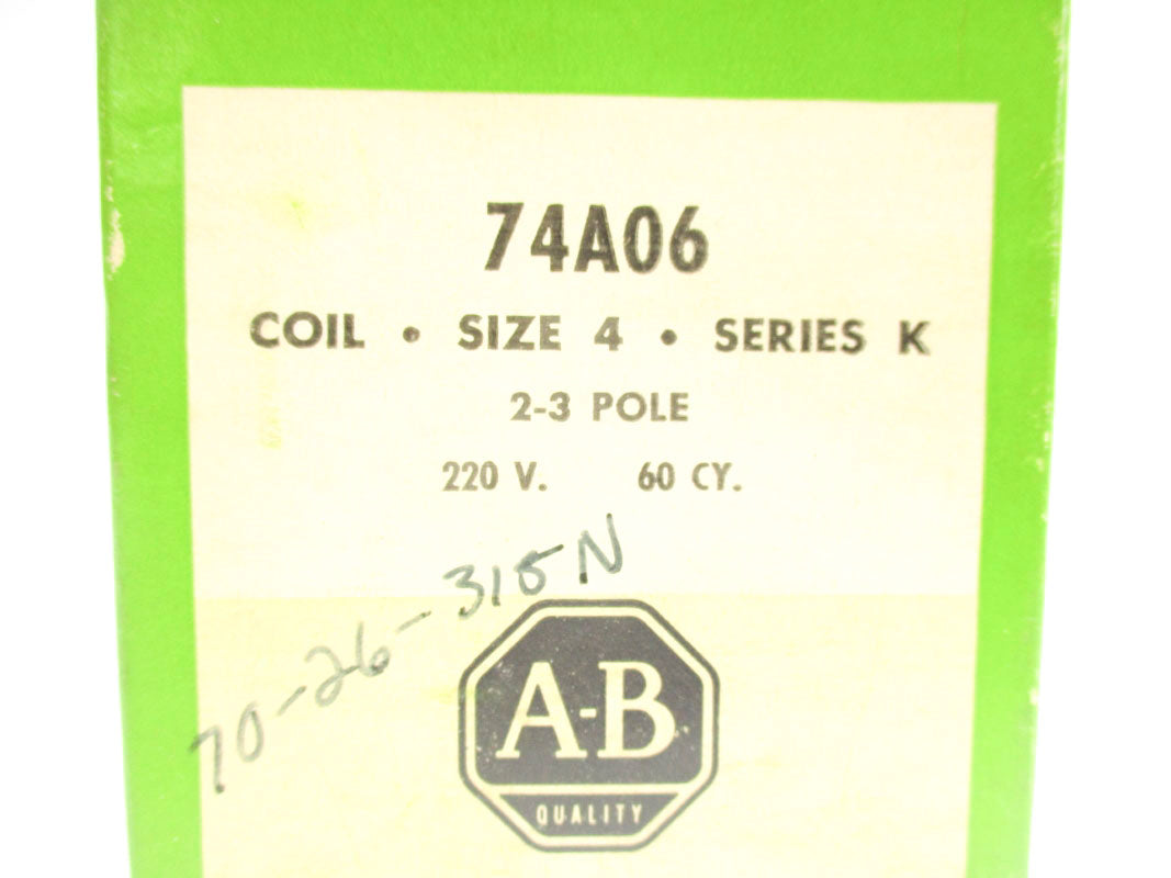 ALLEN BRADLEY 74A06 SER. K (BK/GR) NSMP