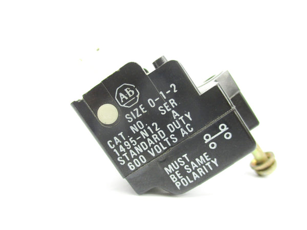 ALLEN BRADLEY 1495-N12 SER. A 600VAC NSNP
