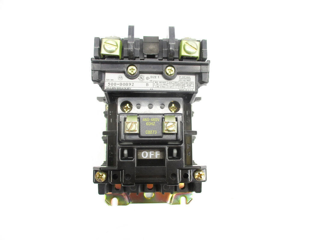 ALLEN BRADLEY 500-BOB92 SER. B 460-480V (BR/YL) NSMP