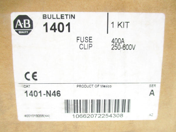 ALLEN BRADLEY 1401-N46 SER. A 250-600V 400A (BR/WH) NSMP