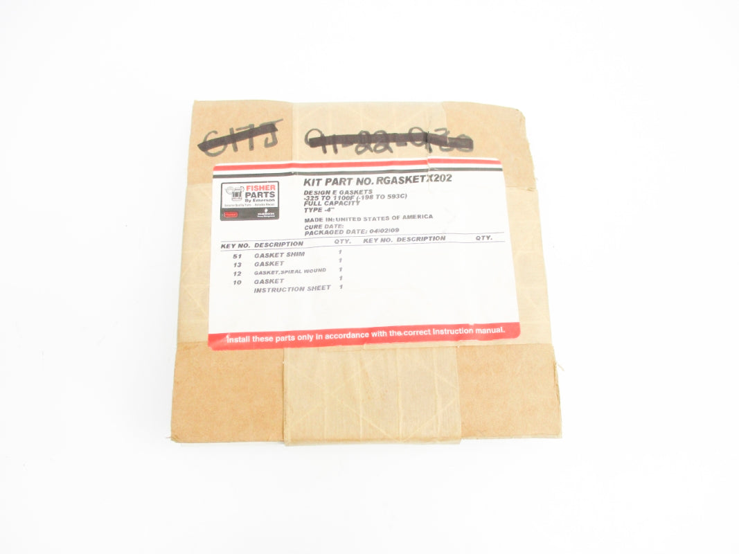 FISHER RGASKETX202 NSFS