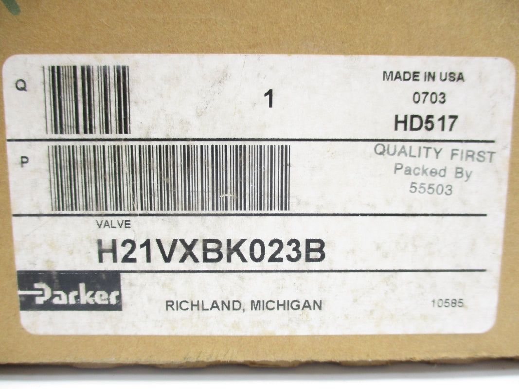 PARKER H21VXBK023B 115/120V 145PSI NSMP