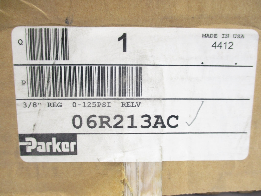 PARKER 06R213AC 0-125PSI 3/8" NSMP