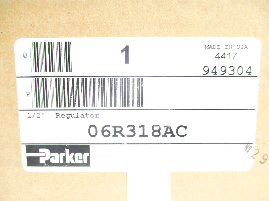 PARKER 06R318AC 250PSI 1/2" NSMP