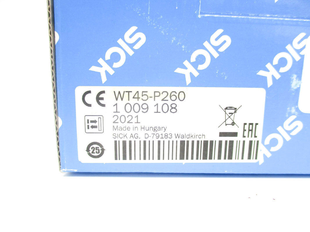SICK WT45-P260 1009108 10-60VDC 0.2A NSMP