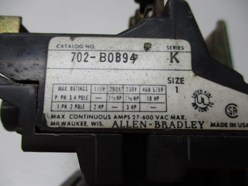 INDUSTRIAL SPARE PART 702-B0B94 SER.K  NSNP