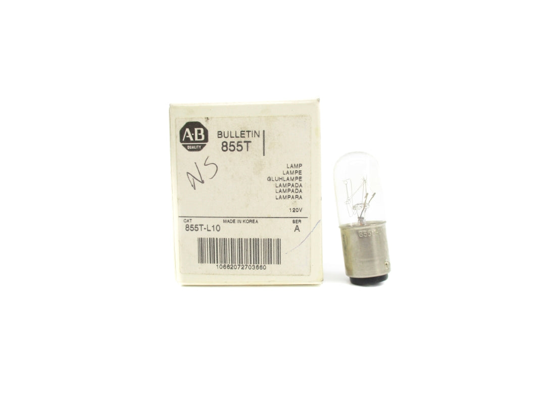 ALLEN BRADLEY 855T-L10 SER. A 120V (WH) NSMP