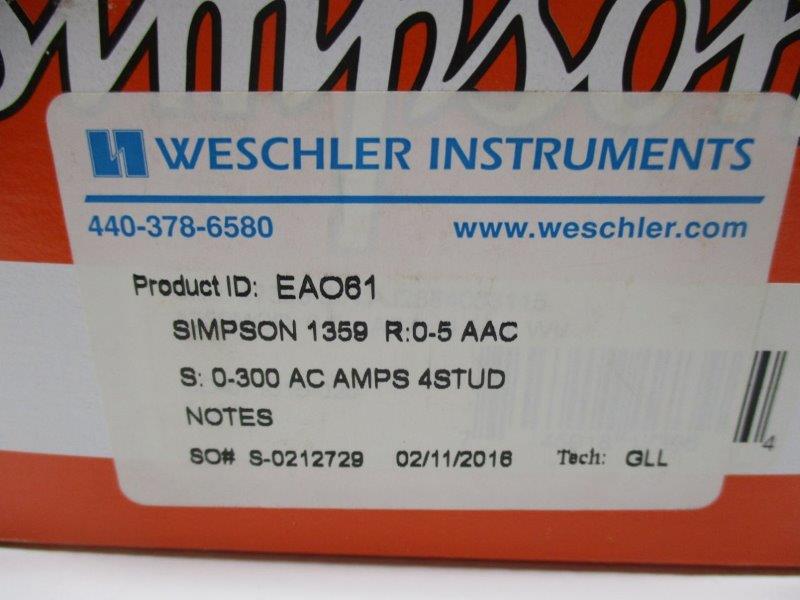 SIMPSON 1359 EAO61  NSMP