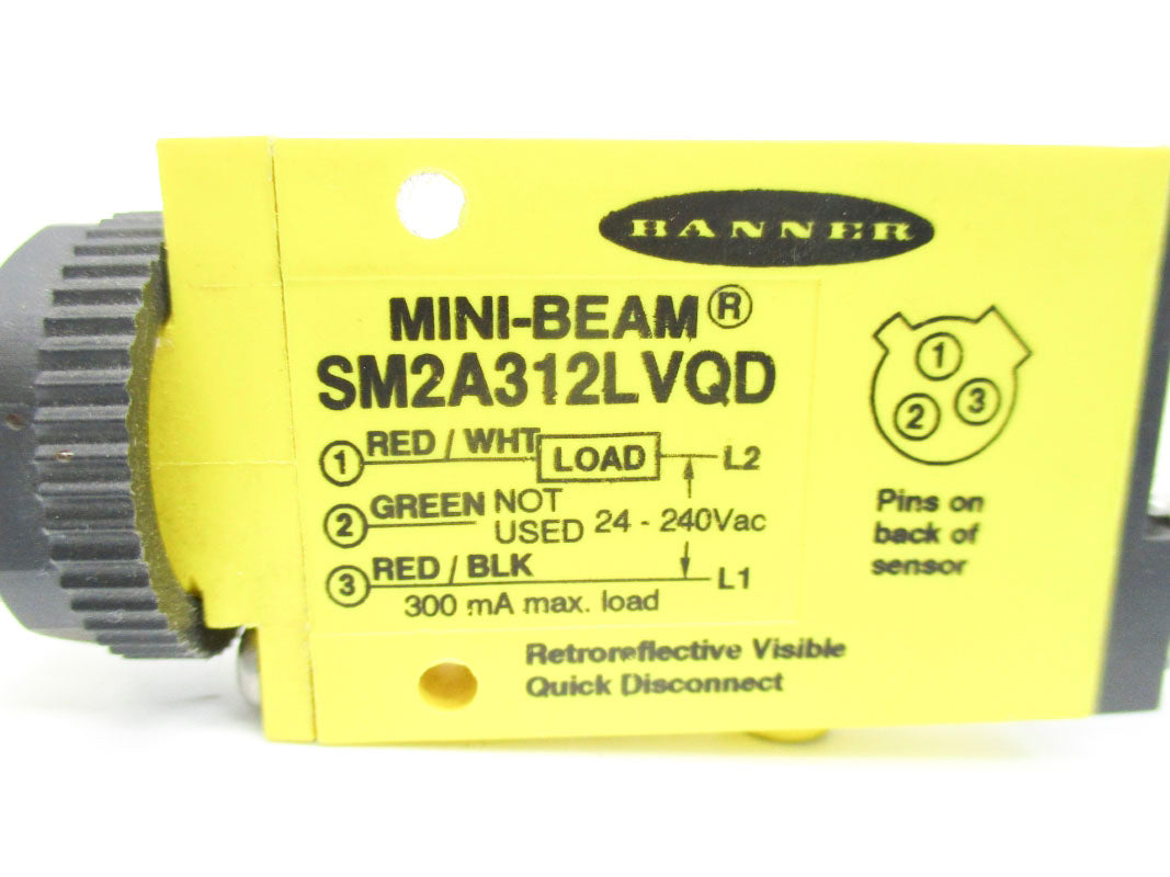BANNER ENGINEERING SM2A312LVQD 24-240VAC NSNP