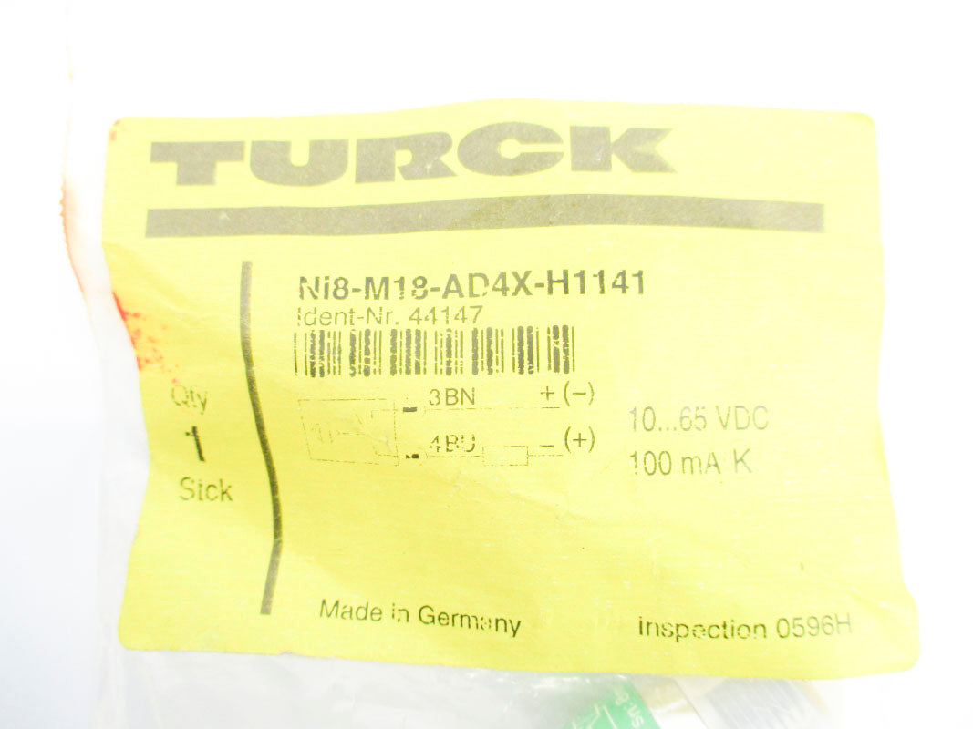 TURCK NI8-M18-AD4X-H1141 44147 10-65VDC NSMP