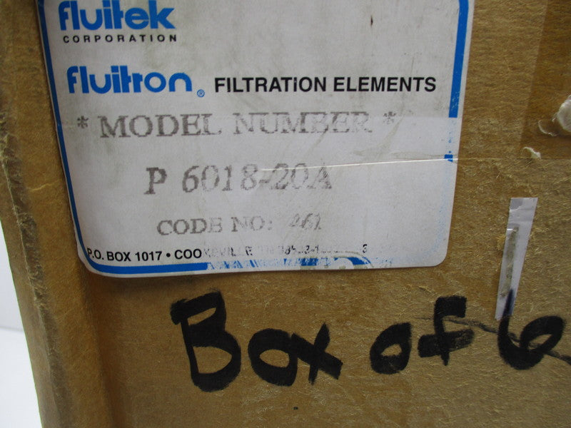 FLUITEK CORP P 6018-20A (BOX OF 6) NSMP