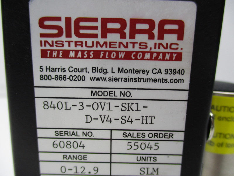 SIERRA INSTRUMENTS 840L-3-OV1-SK1-D-V4-S4-HT  NSNP