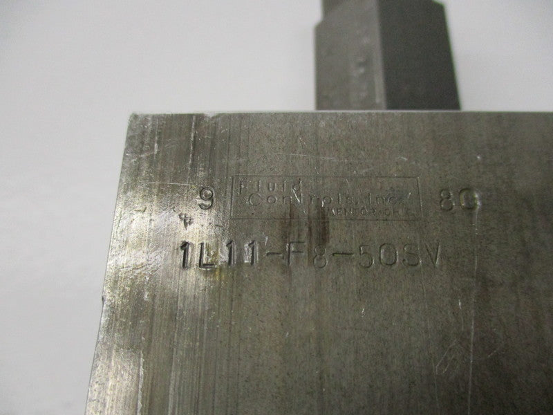 FLUID CONTROLS 1L11-F8-50SV  NSNP