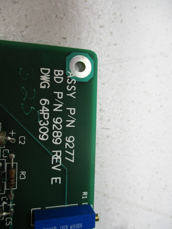 THERMO ENVIRONMENTAL DWG-64P309 9289  NSNP