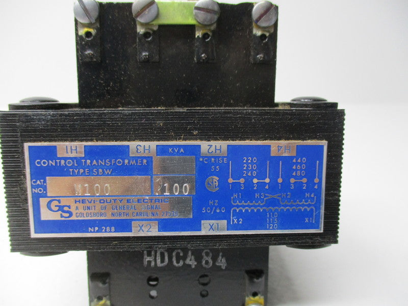 HEVI-DUTY W100EE TRANSFORMER NSMP