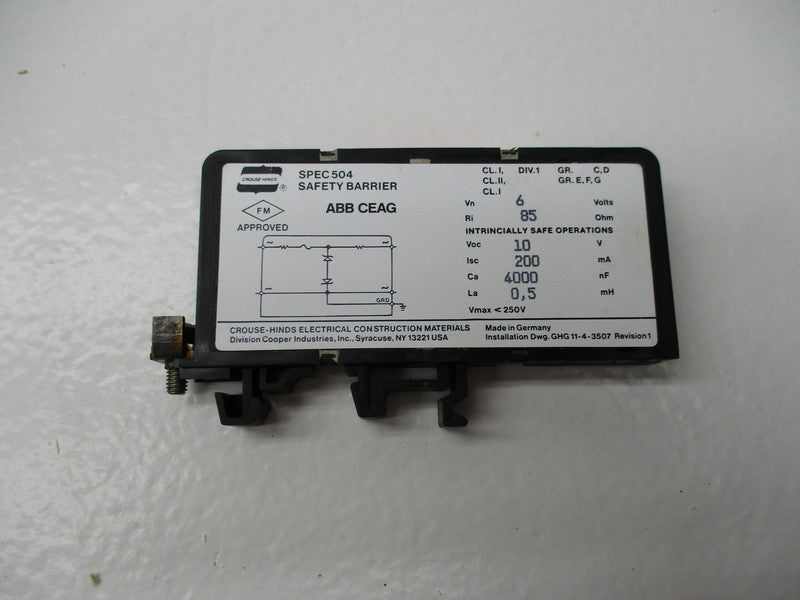 CROUSE-HINDS SB19240M0710 SPEC 504  NSMP