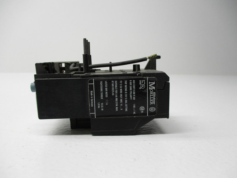 KLOCKNER MOELLER Z 00-1,6 OVERLOAD RELAY, 1.6A, 500V  NSNP
