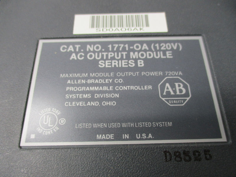 ALLEN BRADLEY 1771-OA SER. B  NSNP