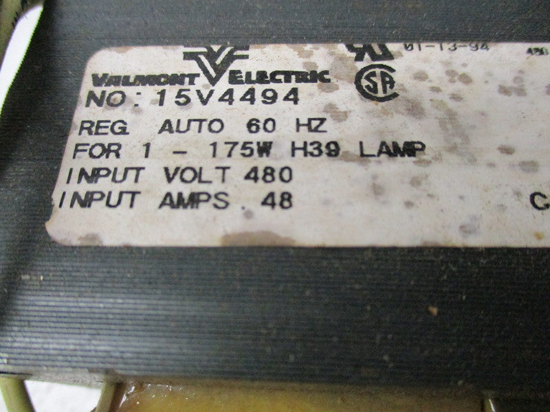 VALMONT ELECTRIC 15V4494 480V  NSNP