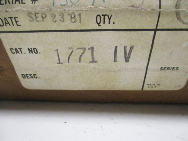 ALLEN BRADLEY 1771-IV 12-24V  NSMP
