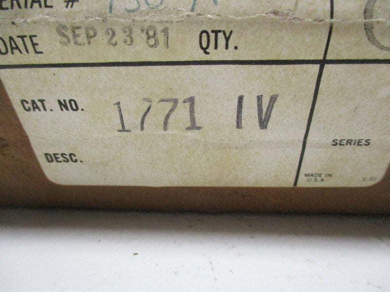 ALLEN BRADLEY 1771-IV 12-24V  NSMP