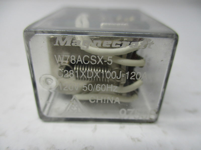 MAGNECRAFT W78ACSX-5 SOCKET RELAY 120V  NSNP