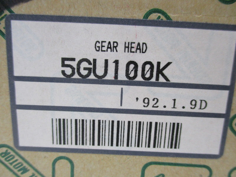 ORIENTAL MOTOR 5GU100K  NSMP
