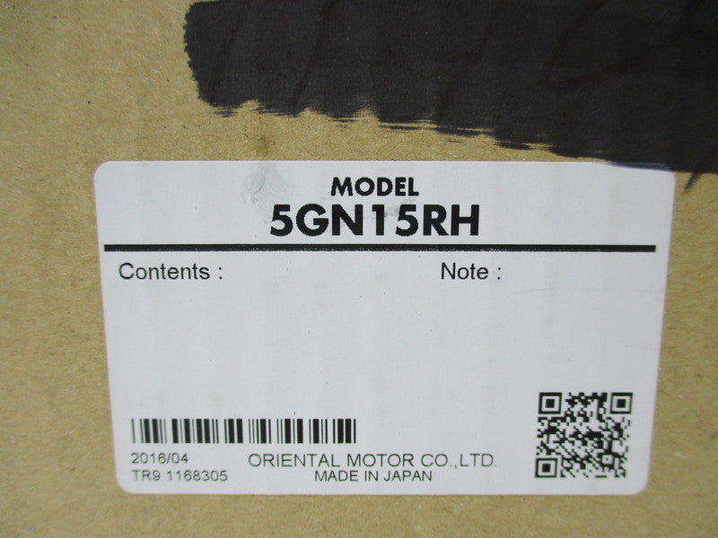 ORIENTAL MOTOR 5GN15RH  NSMP