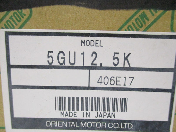 ORIENTAL MOTOR 5GU12.5K  NSMP