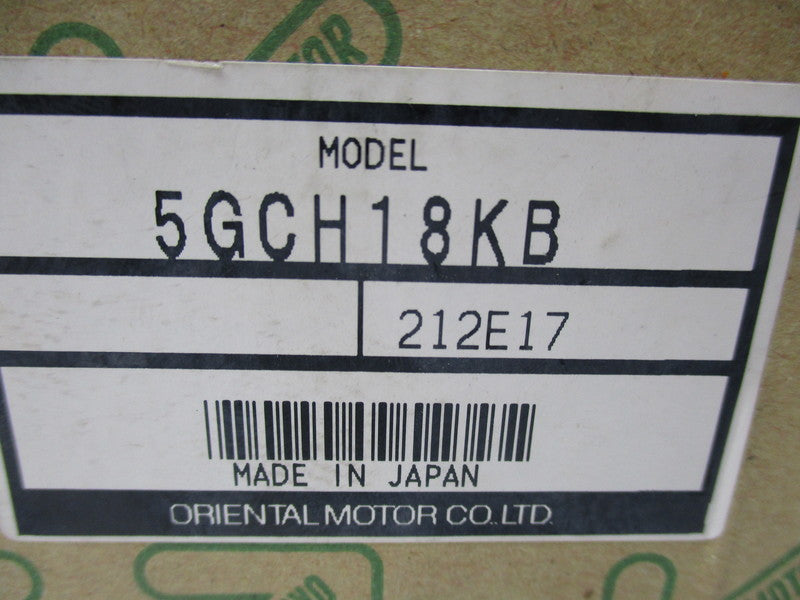 ORIENTAL MOTOR 5GCH18KB  NSMP