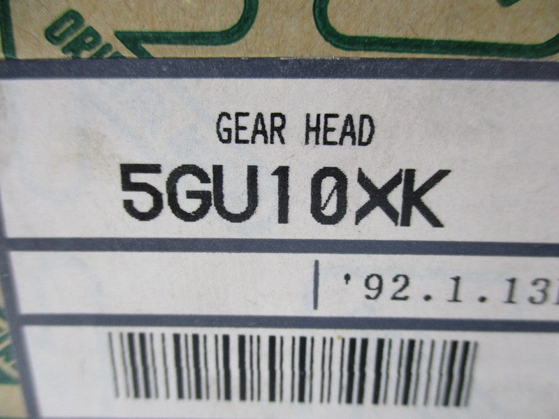 ORIENTAL MOTOR 5GU10XK  NSMP