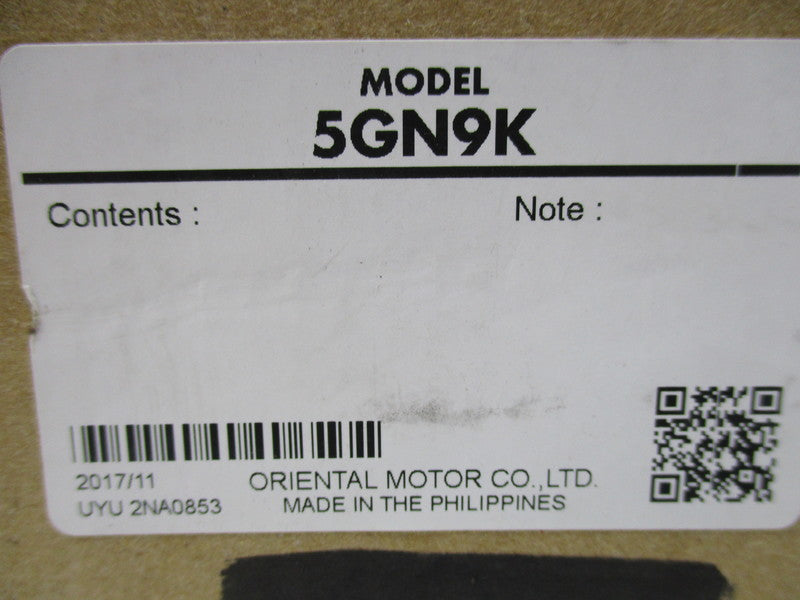 ORIENTAL MOTOR 5GN9K  NSMP