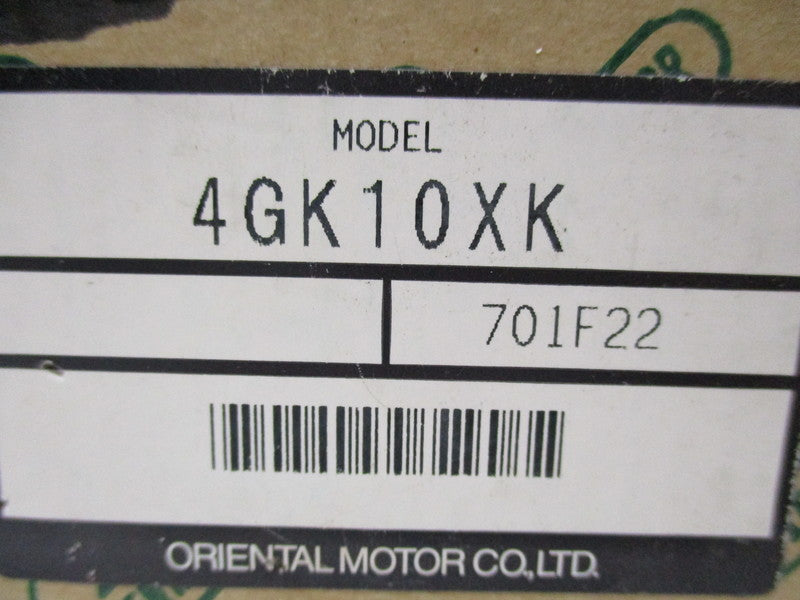 ORIENTAL MOTOR 4GK10XK  NSMP