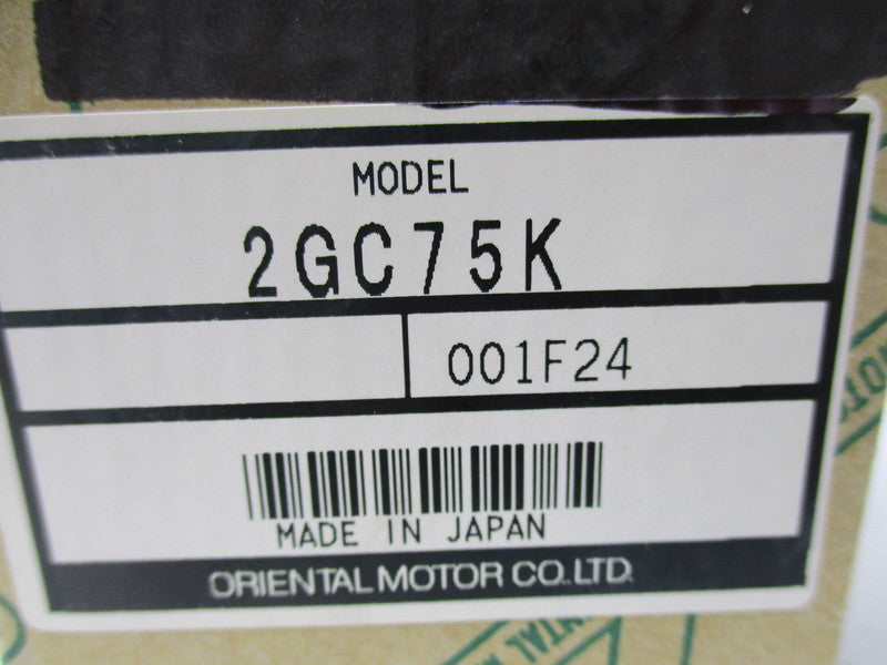 ORIENTAL MOTOR 2GC75K  NSMP