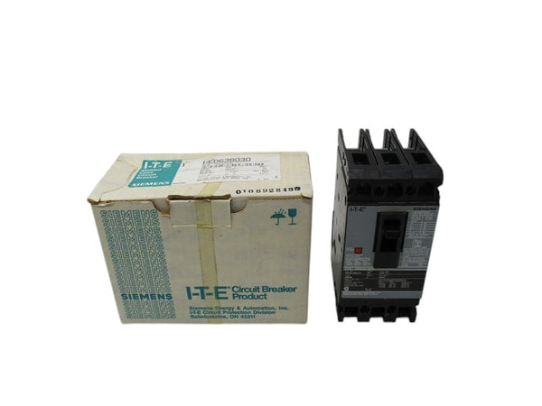 ITE SIEMENS HED63B030 CIRCUIT BREAKER 600VAC 30A  NSMP