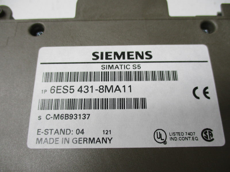 SIEMENS SIMATIC S5 6ES5431-8MA11 DIGITAL INPUT MODULE  NSNP