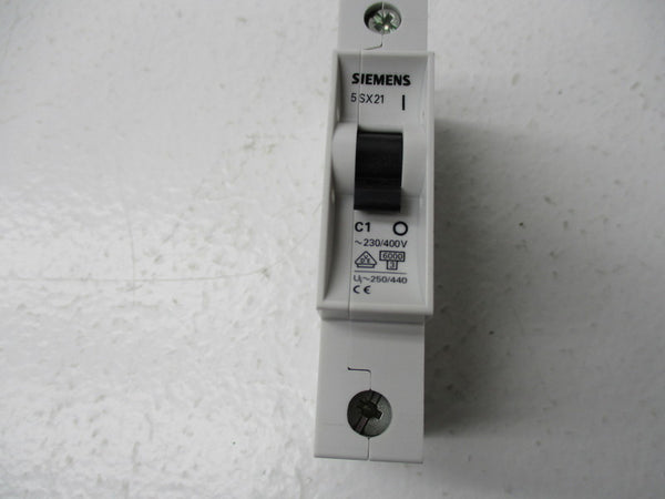SIEMENS 5SX2-101-7 CIRCUIT BREAKER 1A 230/400V  NSMP