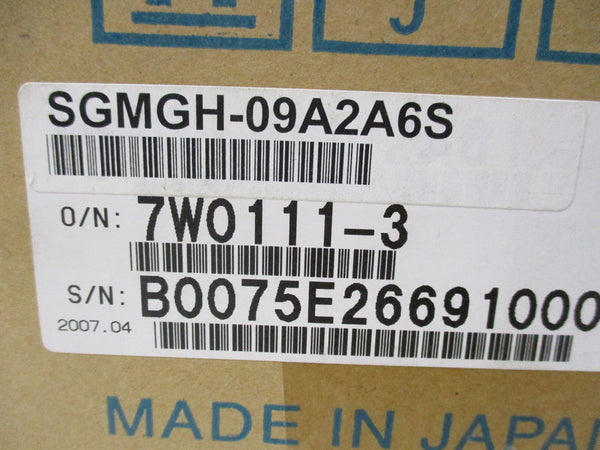 YASKAWA SGMGH-09A2A6S  NSMP