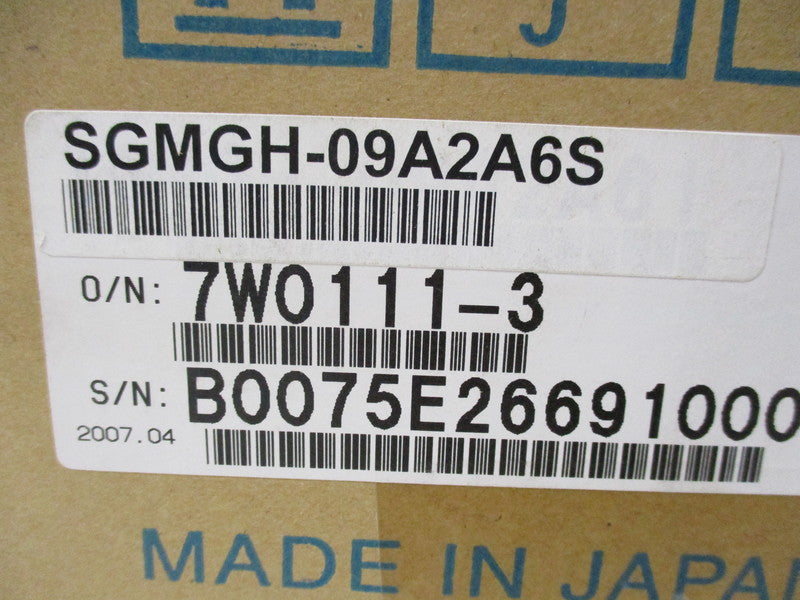 YASKAWA SGMGH-09A2A6S  NSMP