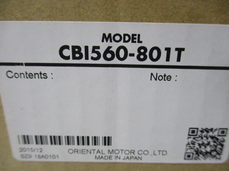 ORIENTAL MOTOR CBI560-801T  NSMP