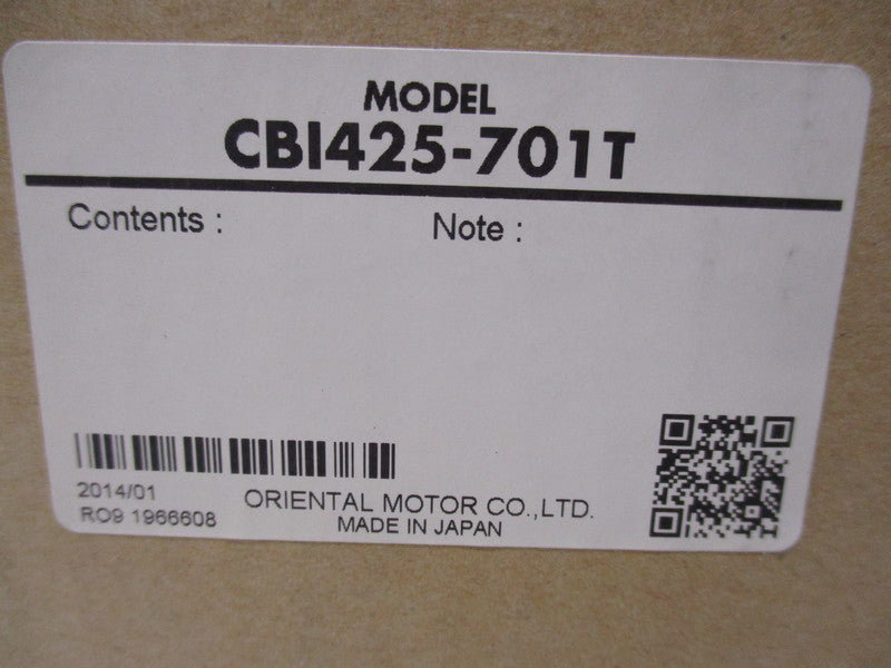 ORIENTAL MOTOR CBI425-701T  NSMP