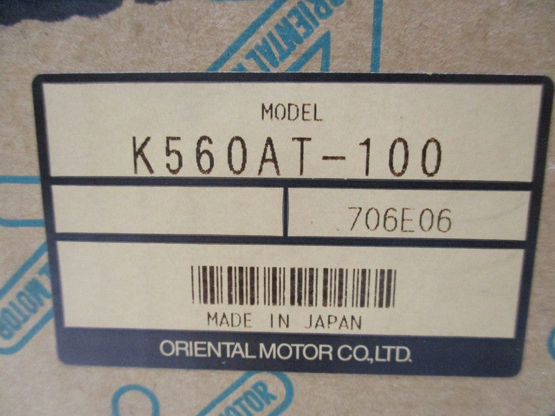ORIENTAL MOTOR K560AT-100  NSMP
