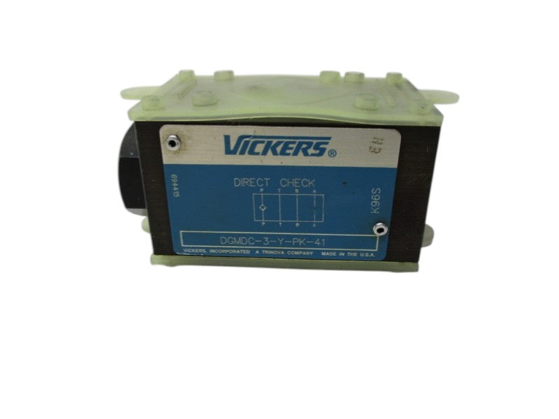 VICKERS DGMDC-3-Y-PK-41 HYDRAULIC DIRECT CHECK VALVE NSNP