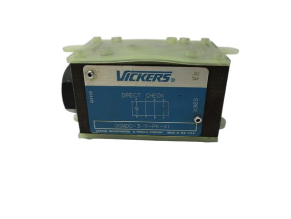 VICKERS DGMDC-3-Y-PK-41 HYDRAULIC DIRECT CHECK VALVE NSNP